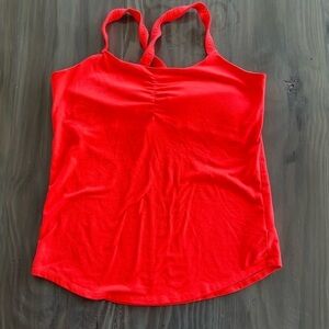 Marmot womens athletic workout tank top orange size: Large